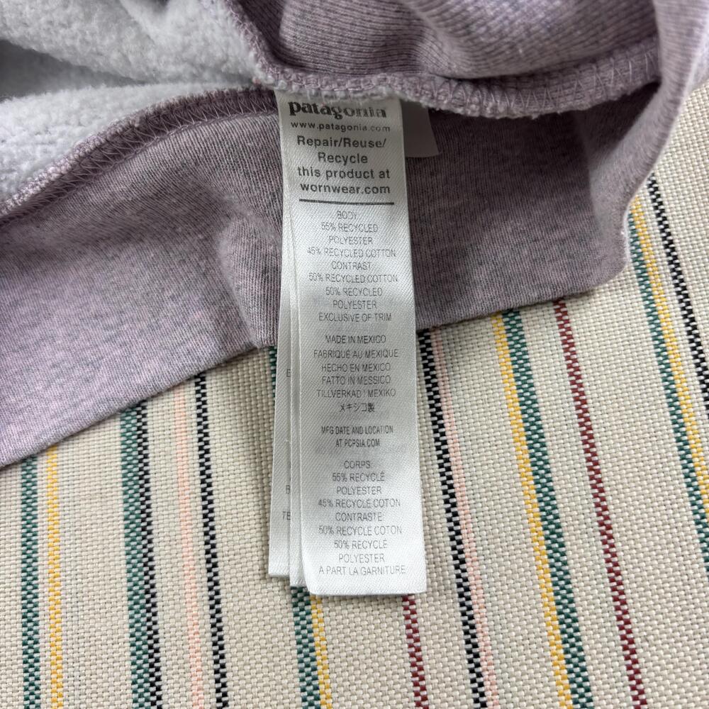 Patagonia Sweatshirt Mens Medium Gray Uprisal Fleece Crewneck Pullover Warm - Picture 9 of 13